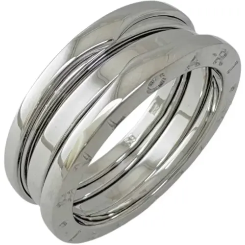 Pre-owned Jewellery, unisex, , Size: ONE SIZE Pre-owned White Gold rings - Bvlgari Vintage - Modalova