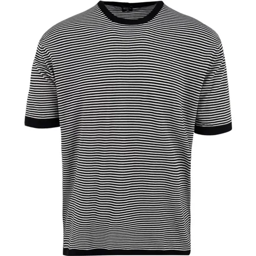 T-Shirts, male, , Size: XL Striped T-shirt for Men - Drumohr - Modalova