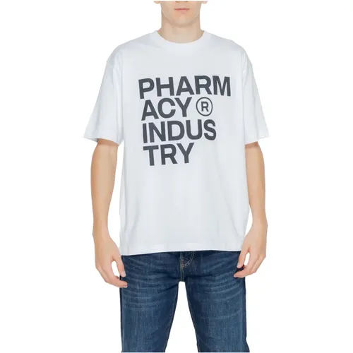 Men's T-Shirt Spring/Summer Collection 100% Cotton , male, Sizes: L, XL, M, XS, S - Pharmacy Industry - Modalova