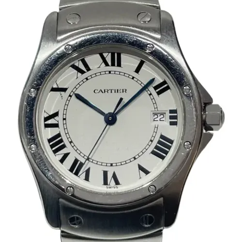 Pre-owned Watches, female, , Size: ONE SIZE Pre-owned Glass watches - Cartier Vintage - Modalova