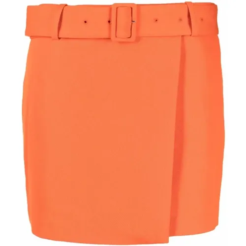 Belted Mini Skirt , female, Sizes: S - Ami Paris - Modalova