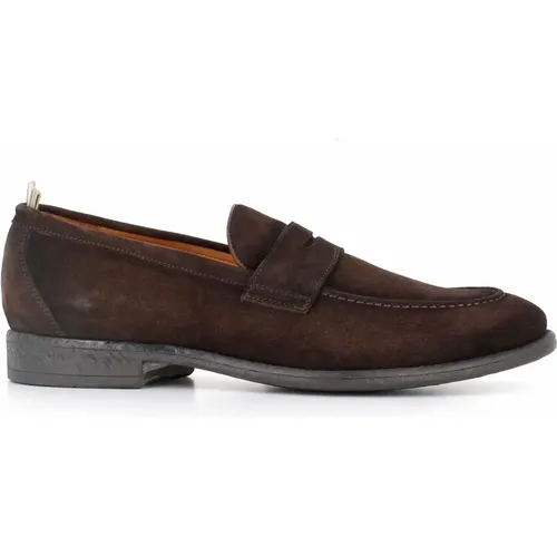 Loafers, male, , Size: 11 US Suede Loafer Shoe - Officine Creative - Modalova