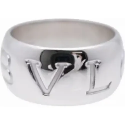 Pre-owned Jewellery, female, , Size: ONE SIZE Pre-owned White Gold rings - Bvlgari Vintage - Modalova