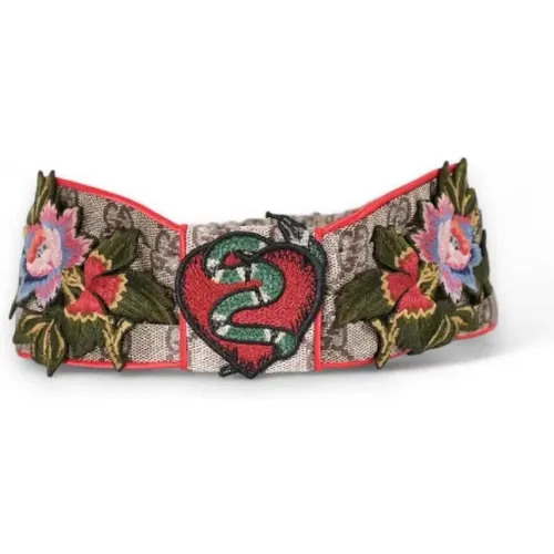 Pre-owned Accessories, female, , Size: ONE SIZE Pre-owned Silk hair-accessories - Gucci Vintage - Modalova