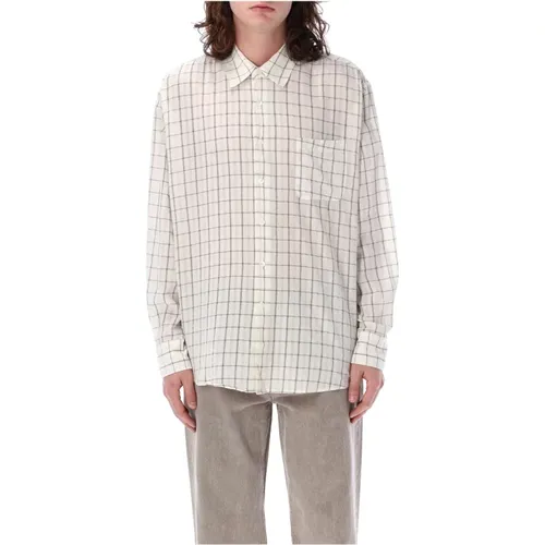 Men's Clothing Shirts Light Check Ss24 , male, Sizes: L - Our Legacy - Modalova