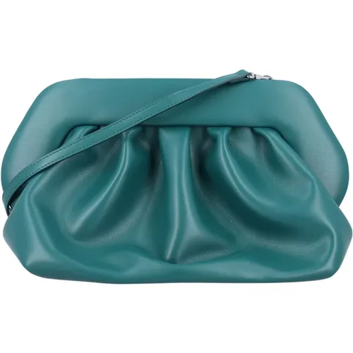 Grüne Vegane Stoff Clutch Handtasche - THEMOIRè - Modalova