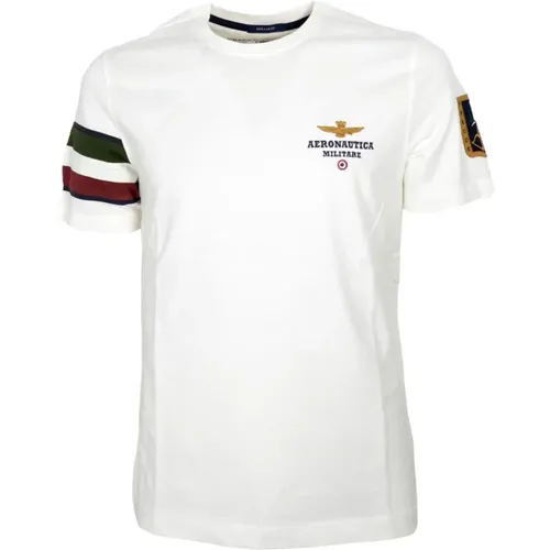 T-Shirts, male, , Size: 3XL Mens Cotton Jersey T-Shirt Ts2230 - aeronautica militare - Modalova