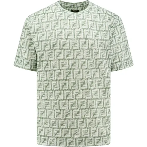 Men's Clothing T-Shirts & Polos Ss24 , male, Sizes: M - Fendi - Modalova