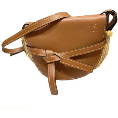 Pre-owned Cross Body Bags, female, , Size: ONE SIZE Pre-owned Leather shoulder-bags - Loewe Pre-owned - Modalova