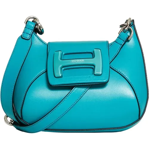 Stylish Leather Handbag , female, Sizes: ONE SIZE - Hogan - Modalova