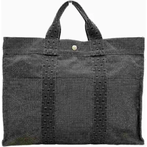 Pre-owned Tote Bags, female, , Size: ONE SIZE Pre-owned Canvas handbags - Hermès Vintage - Modalova