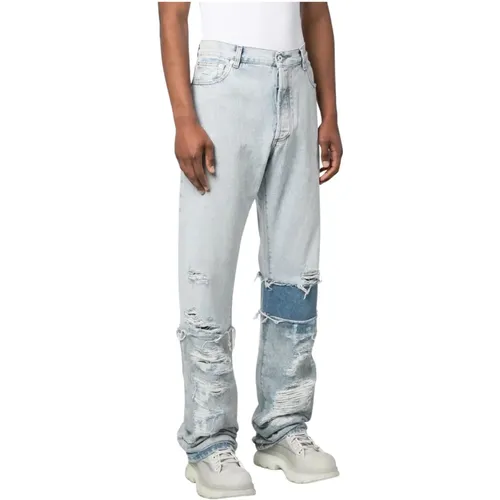 Layered Regular 5 Taschen Jeans - Heron Preston - Modalova