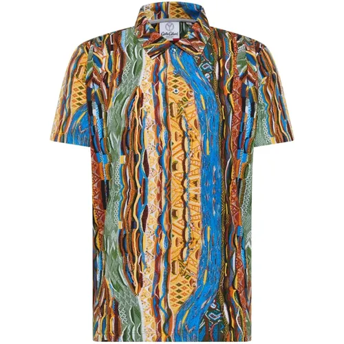 Printed De Barba Polo Shirt , male, Sizes: L - carlo colucci - Modalova