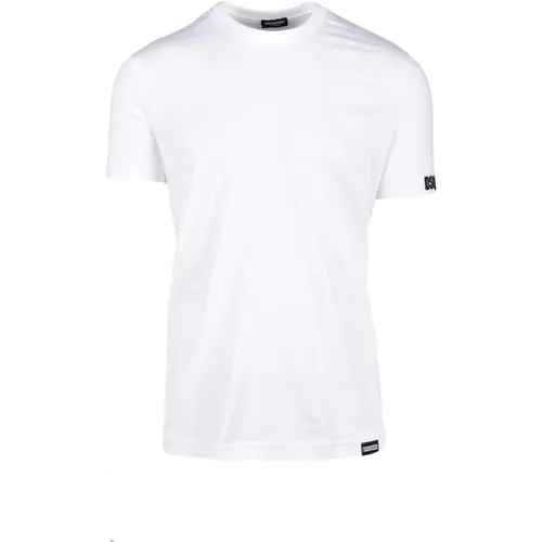 Baumwolle Elasthan Unterwäsche T-shirt , Herren, Größe: M - Dsquared2 - Modalova