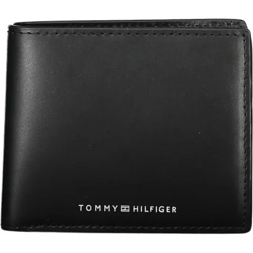 Wallets & Cardholders, male, , Size: ONE SIZE Leather Wallet - Tommy Hilfiger - Modalova