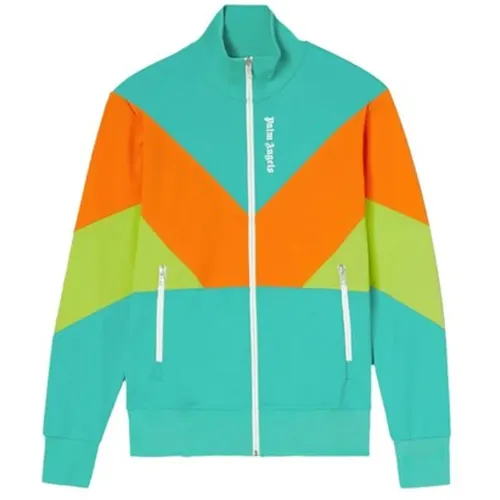 Modern Colour Block Bomber Jacket , male, Sizes: L - Palm Angels - Modalova