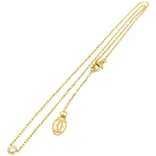 Pre-owned Jewellery, female, , Size: ONE SIZE Pre-owned Metal necklaces - Cartier Vintage - Modalova