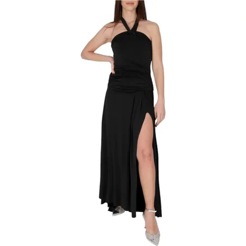 Langes Jerseykleid , Damen, Größe: M - Blugirl - Modalova