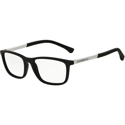 Glasses, unisex, , Size: ONE SIZE Urban reinterpretation of the classic rectangular model - Emporio Armani - Modalova