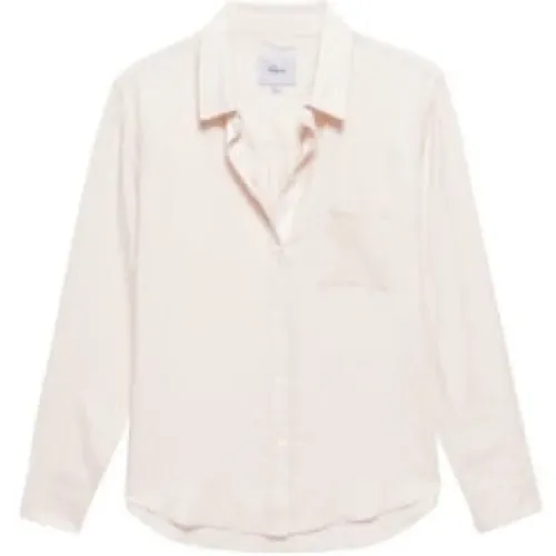 Rose Hunter Shirt in Plain Rose , female, Sizes: M - Rails - Modalova