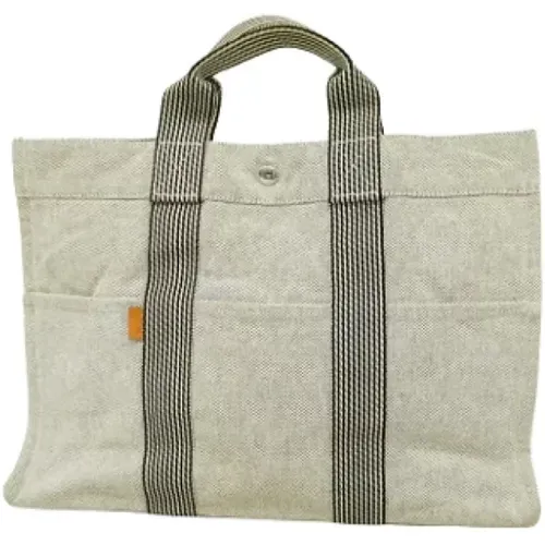 Pre-owned Tote Bags, female, , Size: ONE SIZE Pre-owned Canvas totes - Hermès Vintage - Modalova