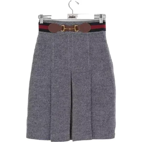 Pre-owned Wool bottoms , female, Sizes: S - Gucci Vintage - Modalova