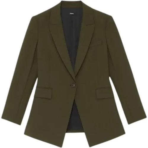 Peak Lapel Blazer Unter Hüftlänge - Theory - Modalova