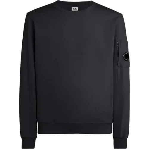 Classic Black Fleece Sweatshirt , male, Sizes: S, M, 3XL - C.P. Company - Modalova