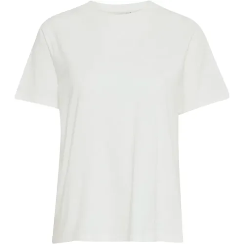 Essential Cotton T-Shirt , female, Sizes: XS - Ichi - Modalova