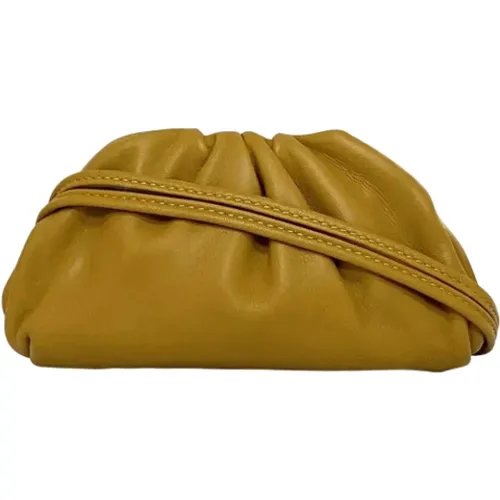 Pre-owned Leather pouches , female, Sizes: ONE SIZE - Bottega Veneta Vintage - Modalova