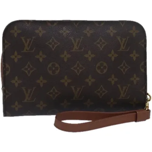 Pre-owned Canvas clutches , female, Sizes: ONE SIZE - Louis Vuitton Vintage - Modalova