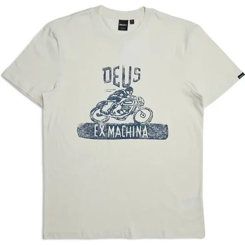 T-Shirts, male, , Size: L Vintage Turps Tee - Deus Ex Machina - Modalova