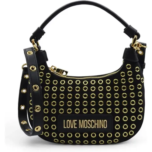 Handbags, female, , Size: ONE SIZE Iconic Handbags with Zip Closure - Love Moschino - Modalova