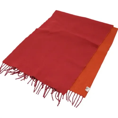 Pre-owned Scarves, female, , Size: ONE SIZE Pre-owned Cashmere scarves - Hermès Vintage - Modalova