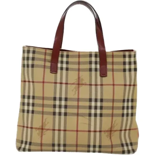 Pre-owned Shoulder Bags, unisex, , Size: ONE SIZE Pre-owned Multicolored Canvas Shoulder Bag - Burberry Vintage - Modalova