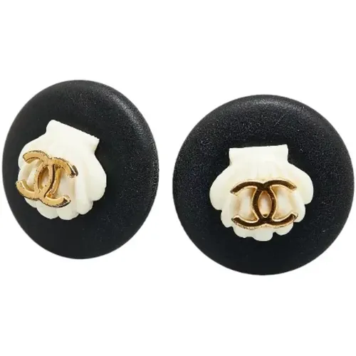 Pre-owned Jewellery, female, , Size: ONE SIZE Pre-owned Plastic earrings - Chanel Vintage - Modalova