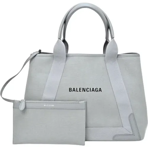 Pre-owned Tote Bags, female, , Size: ONE SIZE Pre-owned Canvas totes - Balenciaga Vintage - Modalova