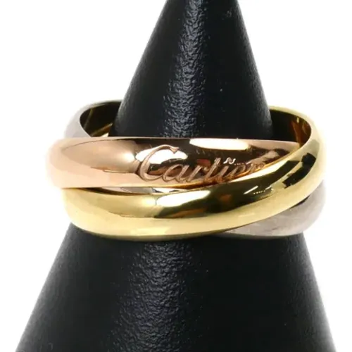 Pre-owned Rose Gold rings , female, Sizes: ONE SIZE - Cartier Vintage - Modalova