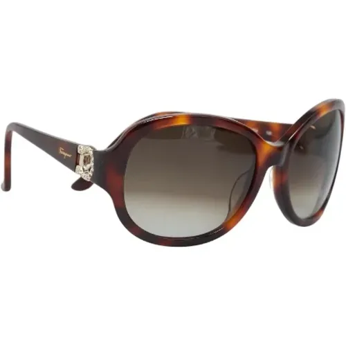 Pre-owned Accessories, female, , Size: ONE SIZE Pre-owned Plastic sunglasses - Salvatore Ferragamo Pre-owned - Modalova