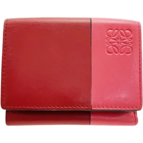 Pre-owned Wallets, female, , Size: ONE SIZE Pre-owned Leather wallets - Loewe Pre-owned - Modalova