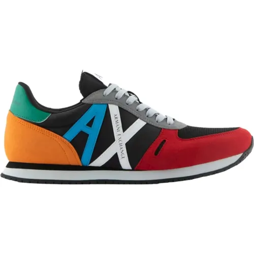 Niedrige Sneakers , Herren, Größe: 40 EU - Armani Exchange - Modalova