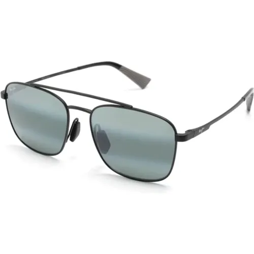 Sunglasses, unisex, , Size: 58 MM Sunglasses with Grey Lenses - Maui Jim - Modalova