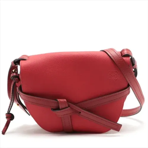 Pre-owned Cross Body Bags, female, , Size: ONE SIZE Pre-owned Leather shoulder-bags - Loewe Pre-owned - Modalova