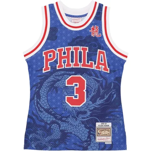 Sportswear, male, , Size: XL NBA Asian Heritage Swingman Jersey - Mitchell & Ness - Modalova