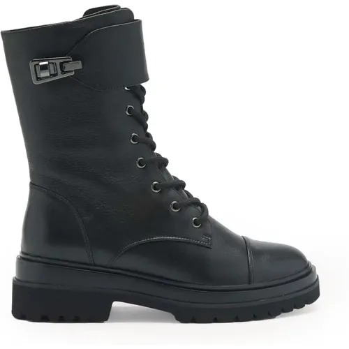 Combat Boots with Zip Closure , female, Sizes: 4 UK, 6 UK, 3 UK - Coccinelle - Modalova