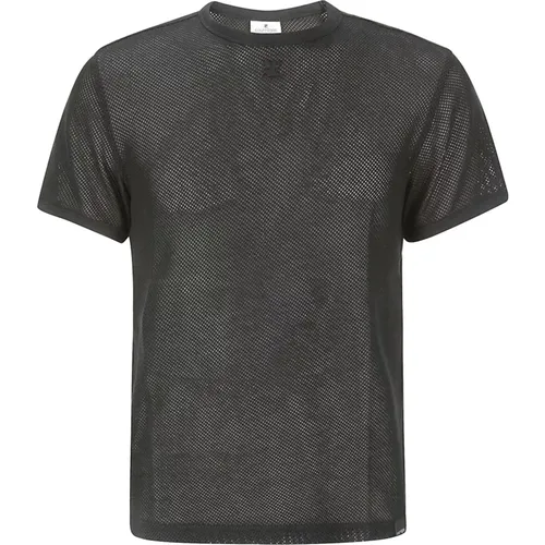 Breathable Mesh T-Shirt , male, Sizes: L, M - Courrèges - Modalova
