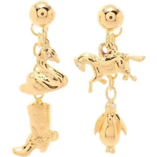 Pre-owned Jewellery, female, , Size: ONE SIZE Pre-owned Metal earrings - Marni Pre-owned - Modalova