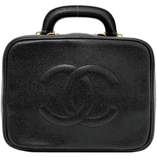 Gebrauchte Schwarze Leder Chanel Tasche - Chanel Vintage - Modalova