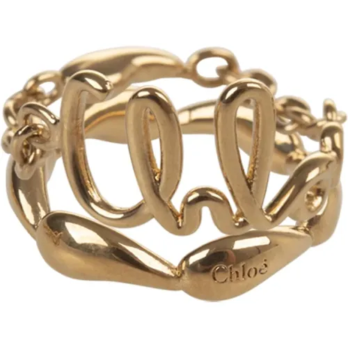 Golden Iconic Vintage Ring , female, Sizes: 56 MM - Chloé - Modalova