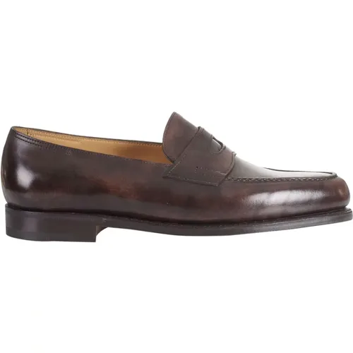 Loafers, male, , Size: 9 US Dark Museum Artistic Shoes - John Lobb - Modalova